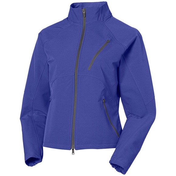 ibex Jackets & Blazers - Ibex Climawool Softshell Jacket Womens S Blue Full Zip Performance Outdoor